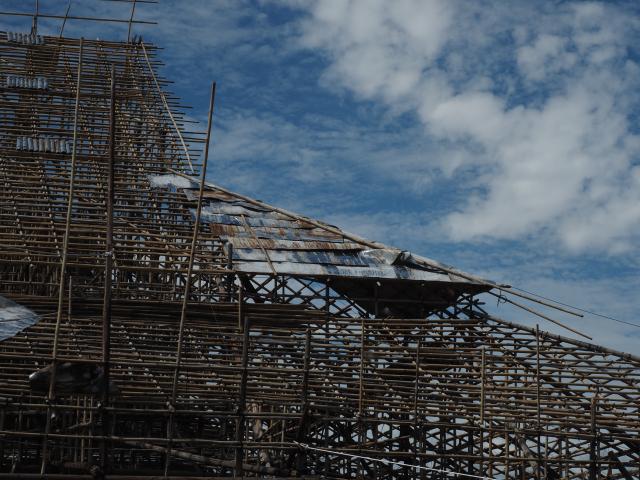 Tung Chung scaffoldings, after Ragasa