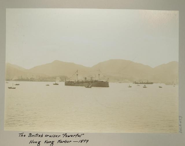 SMS Prinzess Wilhelm in Hong Kong