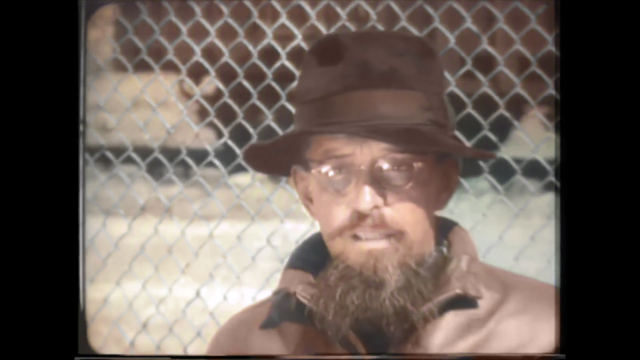 Colourised video frame of newsreel - 3