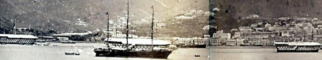 Four hulks (starboard) c.1870
