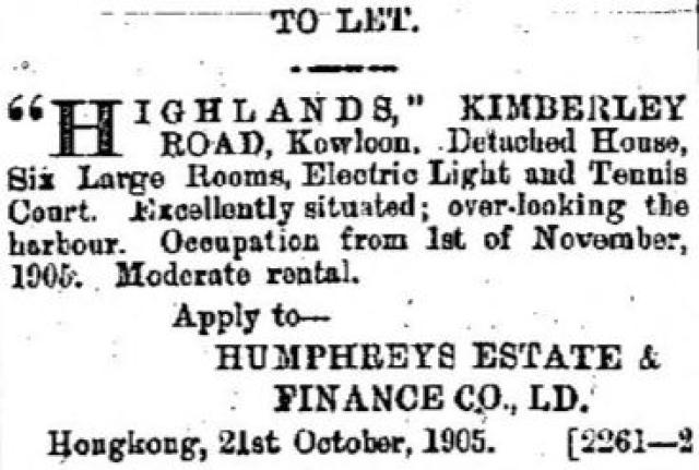 1905 "Highlands"