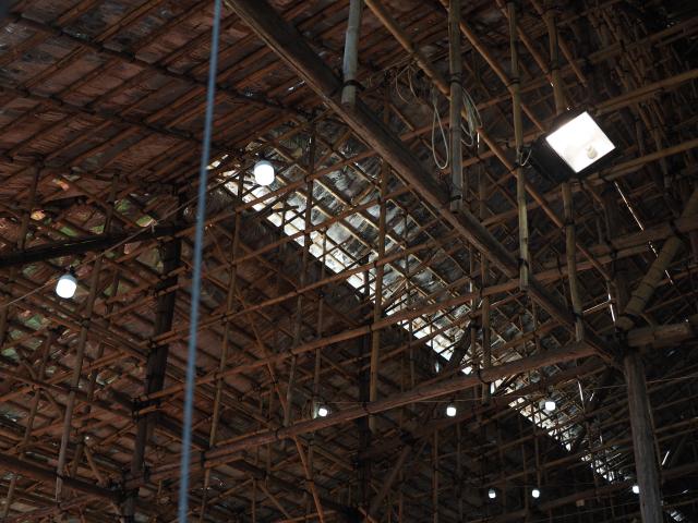 Hau Wong Birthday celebration scaffoding, Tung Chung