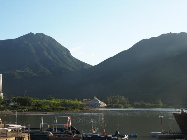 Hau Wong Birthday celebration scaffoding, Tung Chung