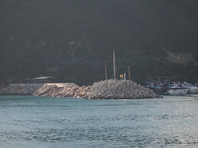 Damaged Breakwater