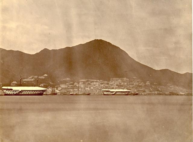 View of Victoria from the Harbour 1872