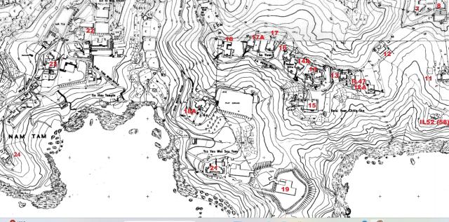 HKMaps 1963.5 crop CC houses 7 - 24 numbered