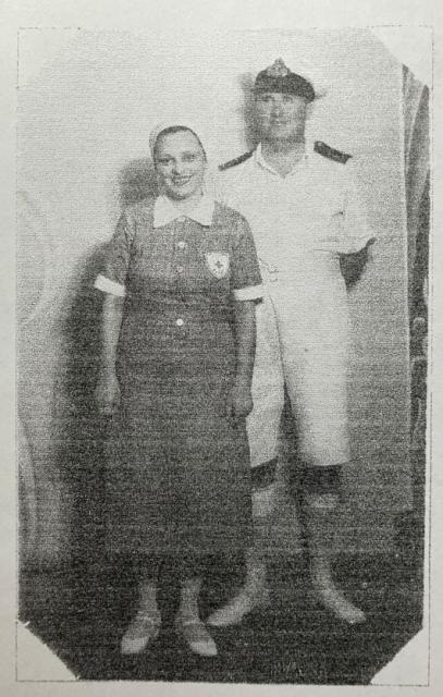 1941 - Nurse Olga Ferrier, ANS & W/O Vivian Ferrier, HKRNVR