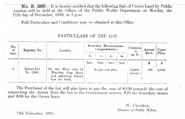 Auction for Inland Lot 2206