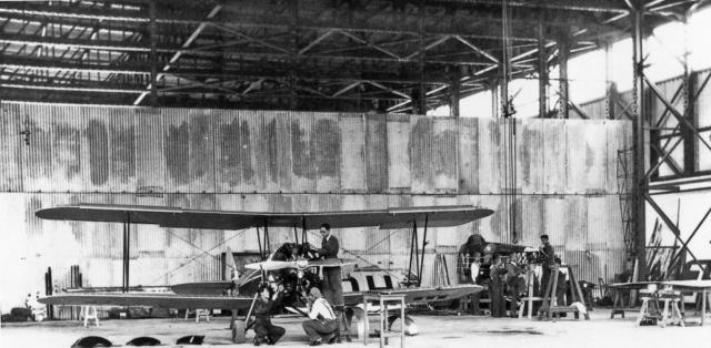 RAF hangar shared with civilians