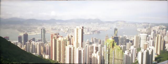 Panorama view from The Peak (1), July 1998