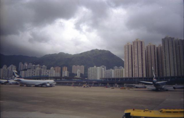 Landed at Kai Tak, June 1998