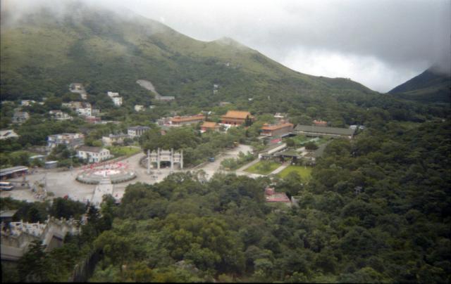 View of Po Lin Monastery, July 1998