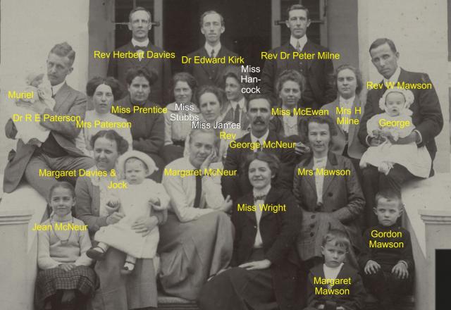 CVM missionary families, Fong T'suen, Canton 1915