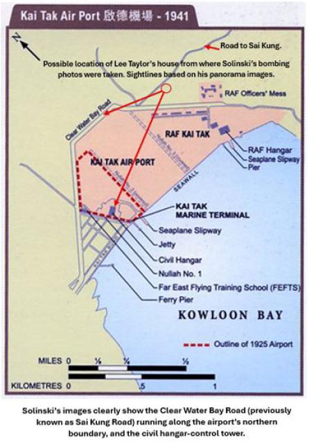 Kai Tak airport December 1941 Soldinski's images sightlines