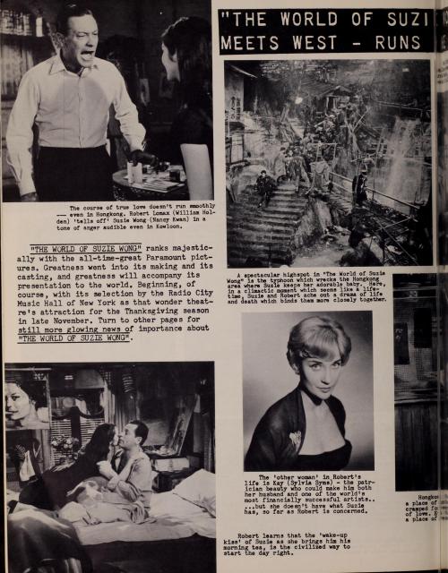 "The World of Suzie Wong" - drama of East meets West - page 1 of 2