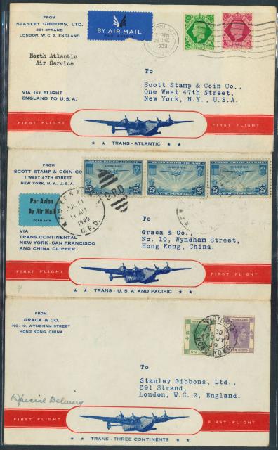 1939 First flight covers
