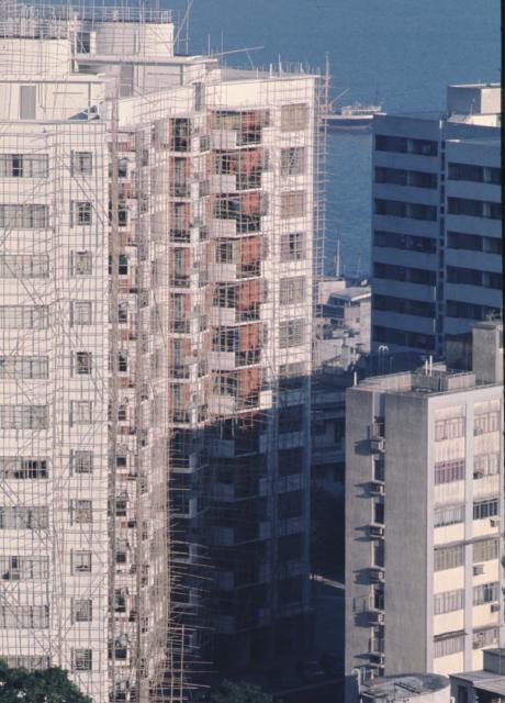 Bamboo scaffolding