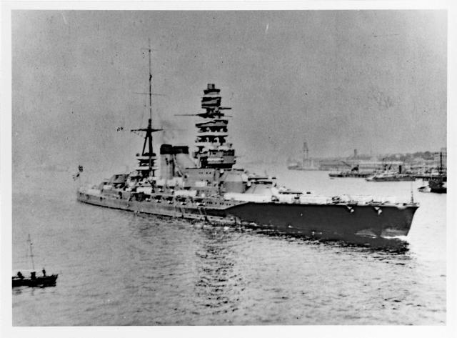 MATSU Japanese battleship in Hong Kong 1928