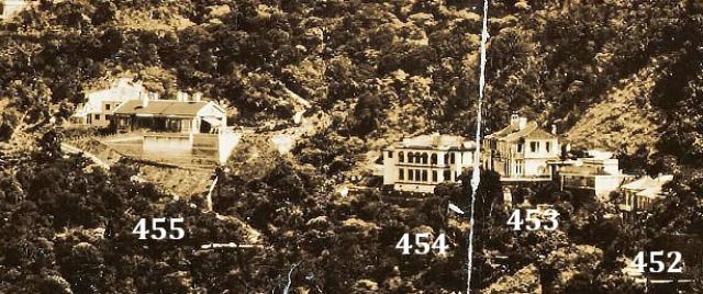Barker Road houses c.1925  (annotated)