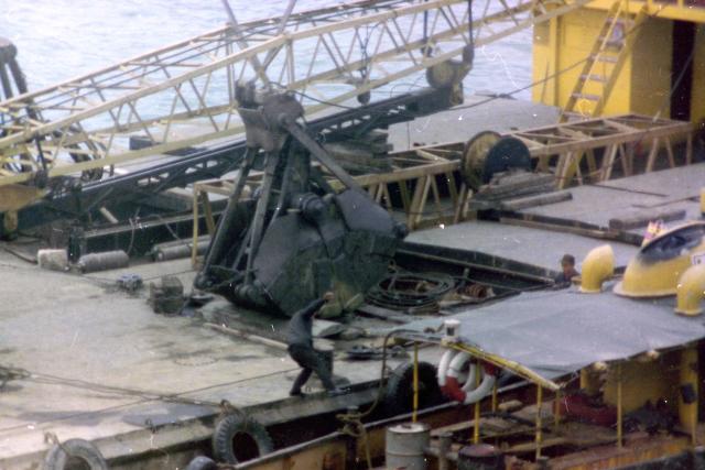 At work in the harbour