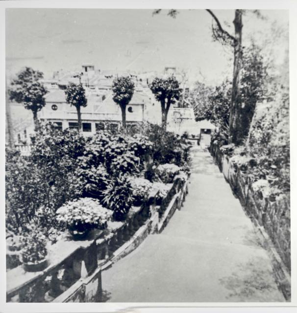 Garden path of 29 Conduit Road ('Sai-Uk') residence of Ho Kom Tong