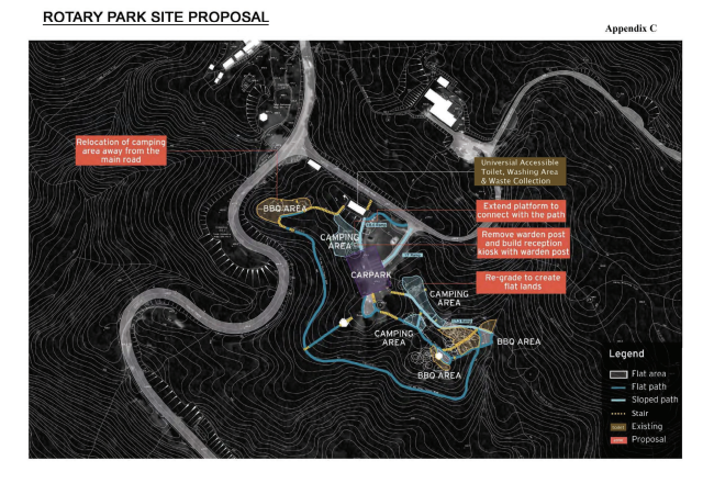 Proposed improvement to AFCD Rotary Park Campsite ENG 2024