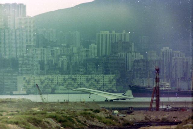 Arrival at Kai Tak