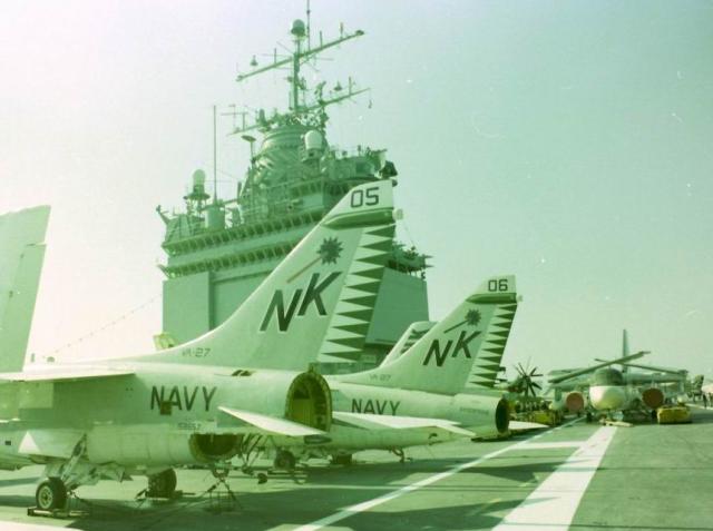 Flight deck & aircraft, USS Enterprise