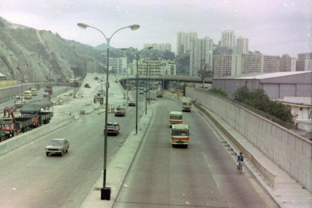 Towards Kwun Tong – RAF Kai Tak on the right