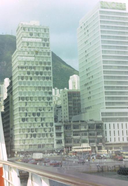 View from the ferry to Lantau