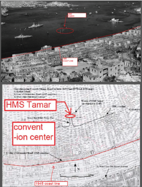 HMS Tamar Wreck site [1941-????]