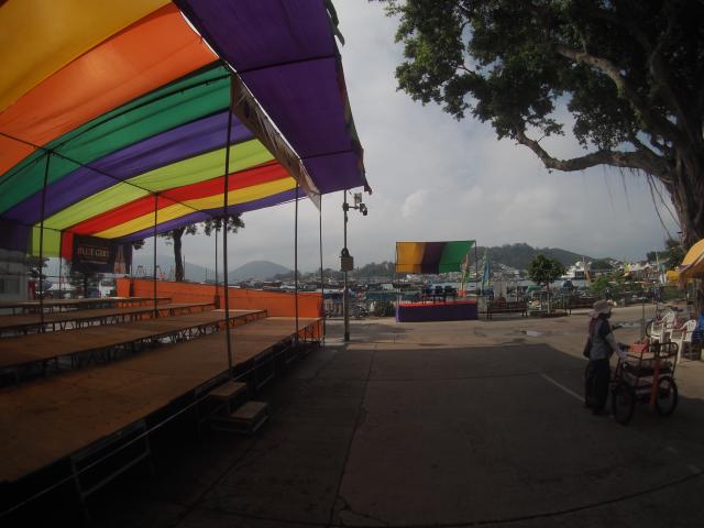 Preparation for Cheung Chau Bun Festival