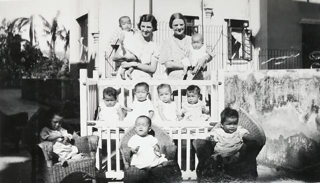 1937 Charlotte Cobb and colleague.