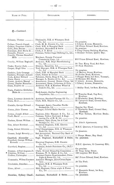 Sample page from the 1940 Jurors List