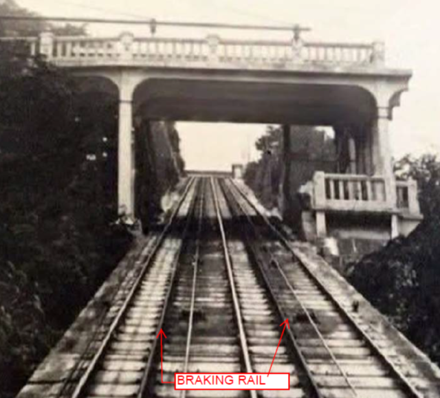 Peak Track Braking Rail - 1920s