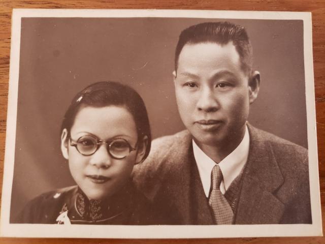 Fung Fu's ninth born son & grand daughter