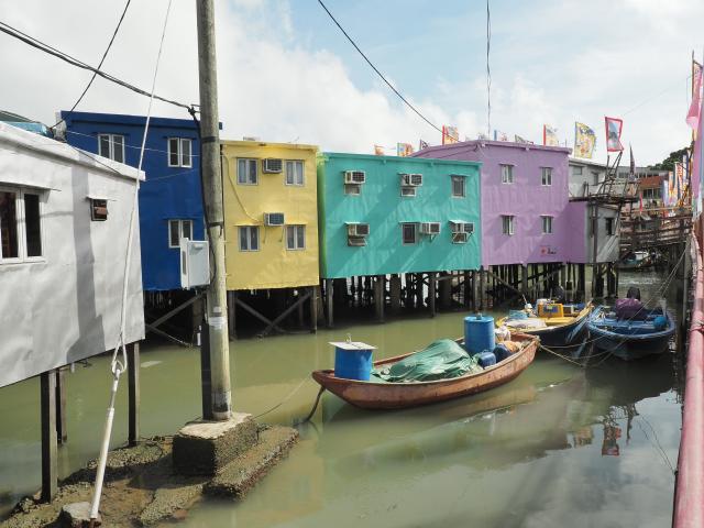 Colourful Stilt Houses, Tai O
