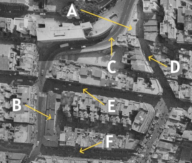 Sai Ying Pun Post Office (1st generation) aerial view