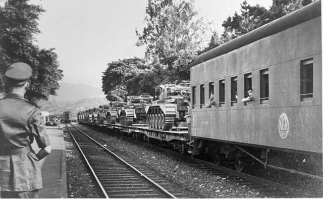 1950s Fanling Train Station - Arrival of Tanks