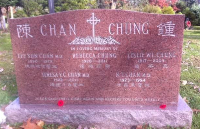 Leslie and Rebecca Chung - rest in peace together 2012