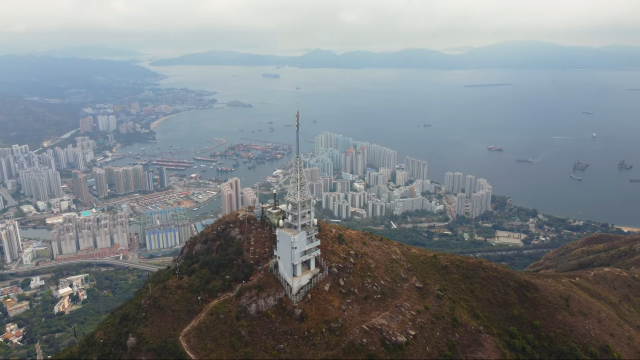 Castle Peak - View South (Tuen Mun, Gold Coast...etc)