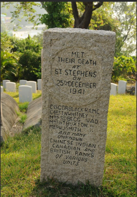 Alberta Buxton at Stanley Military Cemetery