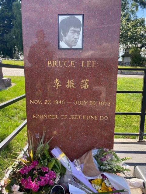 Bruce Lee - rest in peace at Lake View Cemetery  1554 15th Ave E, Seattle, WA 98112