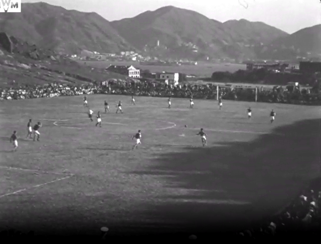 Football match in Nov. 1945 at Club de Recreio