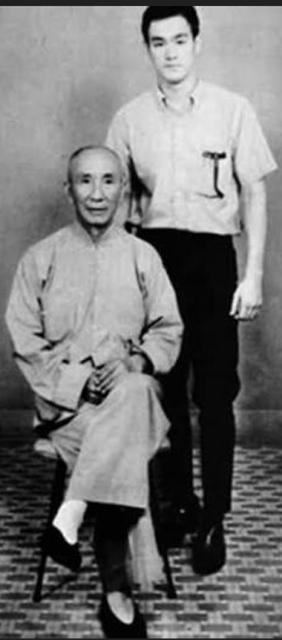 Ip Man and Bruce Lee