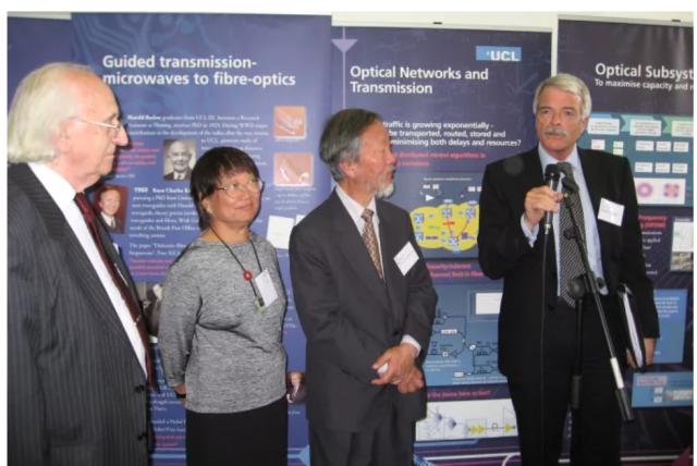 Professor Sir Charles Kao at UCL