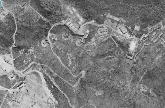 1963 Mount Davis Battery Aerial Photo