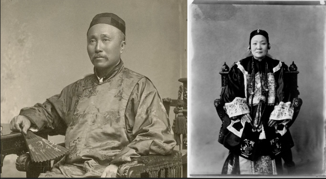 Mr. and Mrs Wu Ting-Fang (Madame Ho Miu Ling)