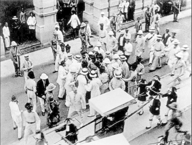 Assassination attempt on Governor Sir Francis Henry May in 4th July 1912