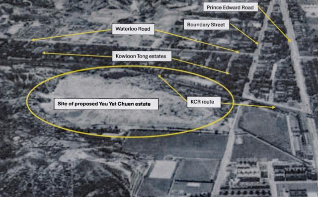 Yau Yat Chuen proposed estates' location